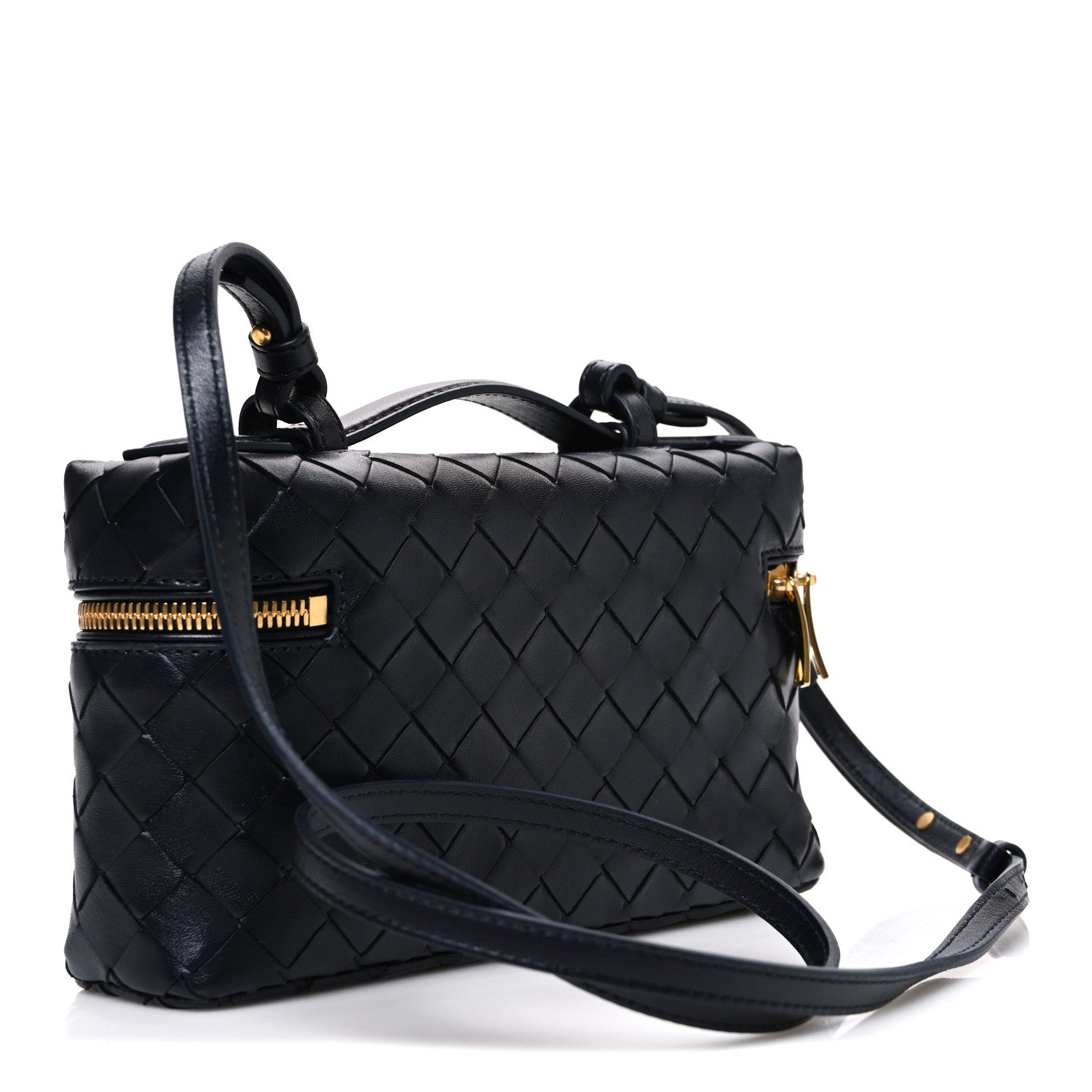 Calfskin Intrecciato Bang Bang Vanity Case Nocturnal