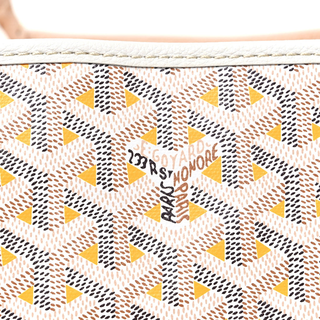 Goyardine Saint Louis Claire Voie PM White Yellow