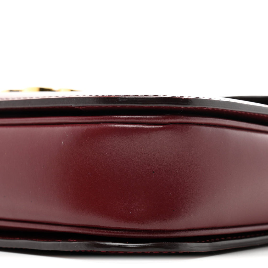 Shiny Calfskin Medium Triomphe Light Burgundy