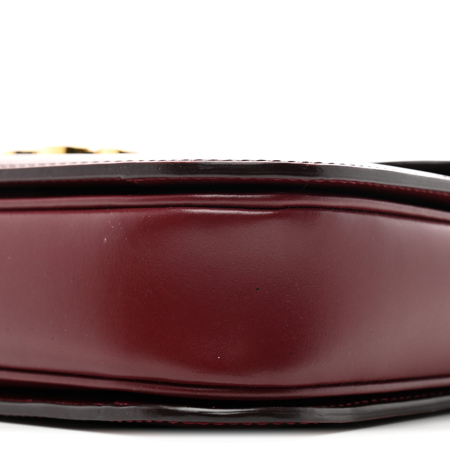 Shiny Calfskin Medium Triomphe Light Burgundy