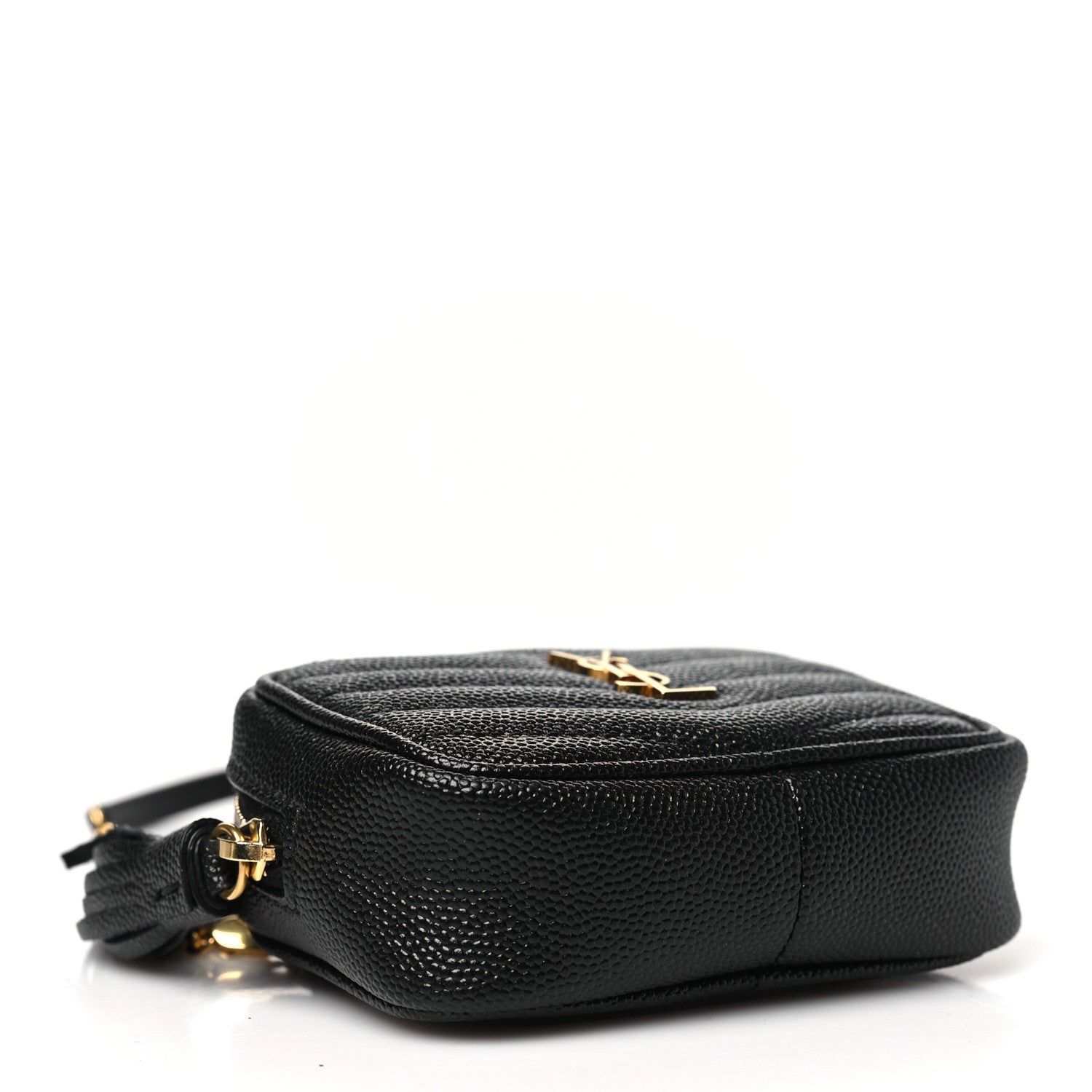 Grain De Poudre Matelasse Monogram Baby Lou Camera Bag Black