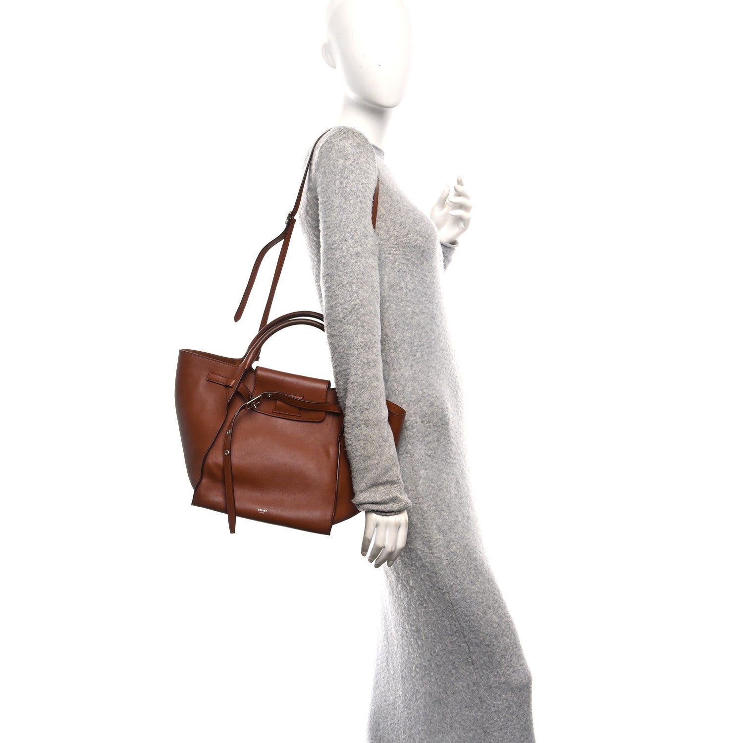Smooth Calfskin Small Big Bag Tan