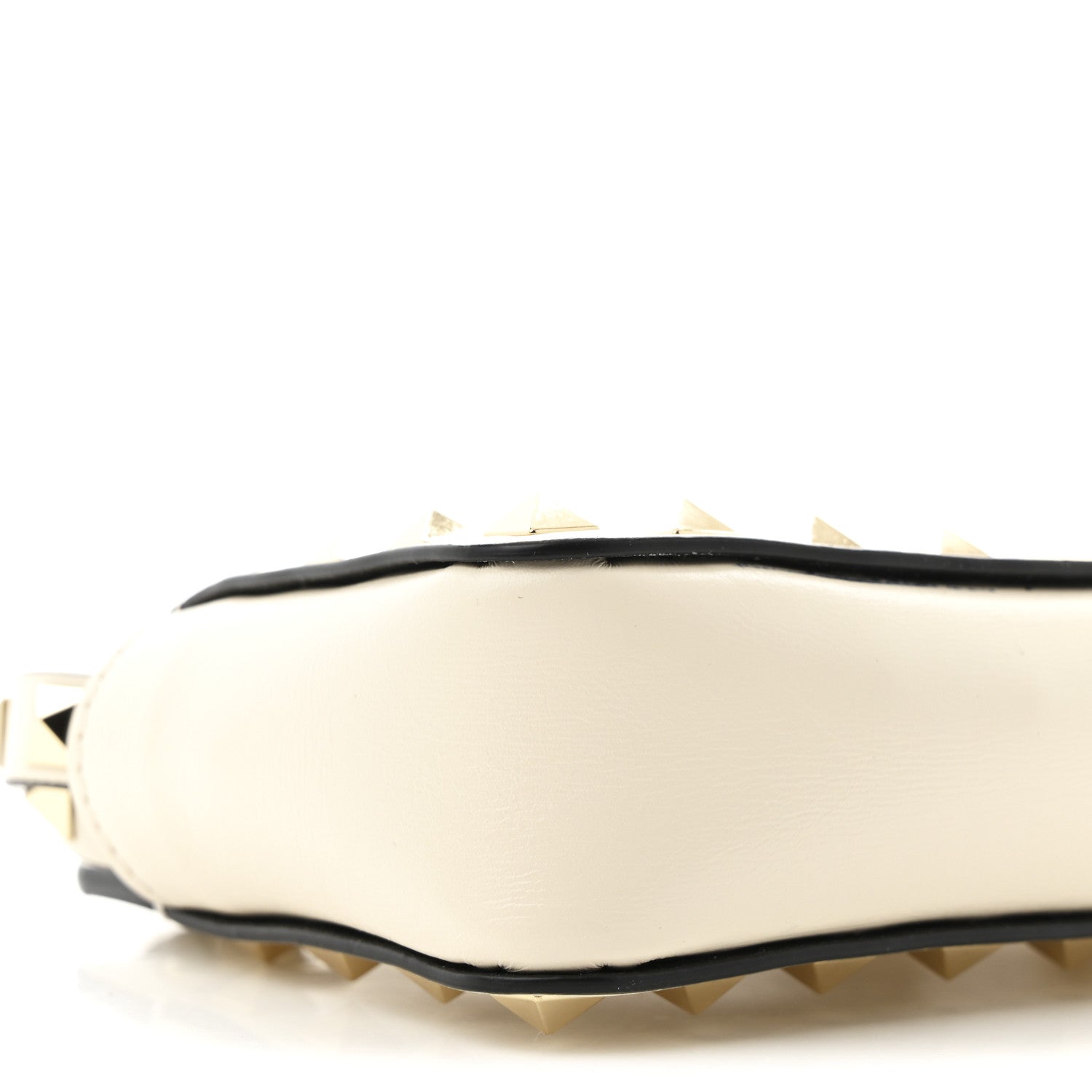 Vitello Rockstud Mini Crossbody Ivory