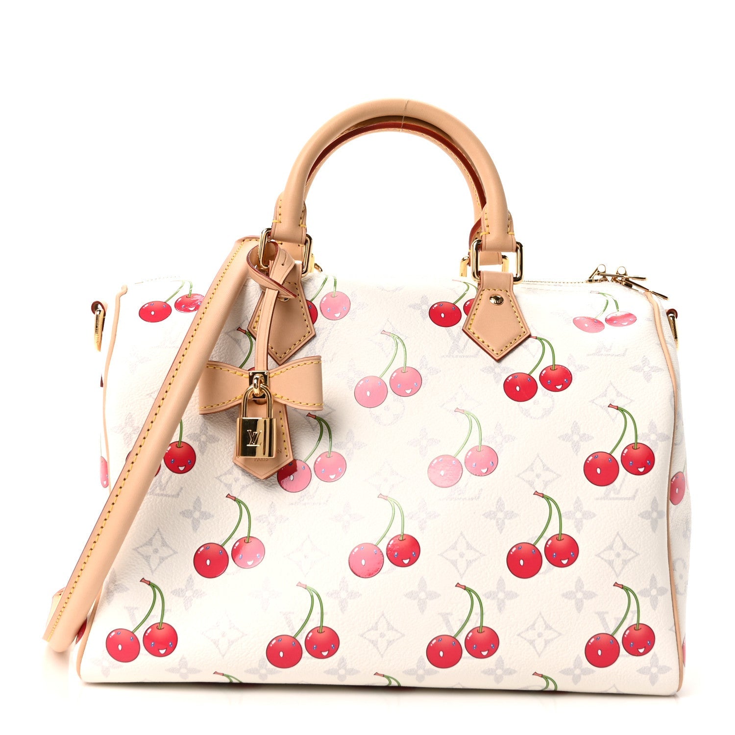 LV X TM Monogram Cerises Speedy Soft Bandouliere 30