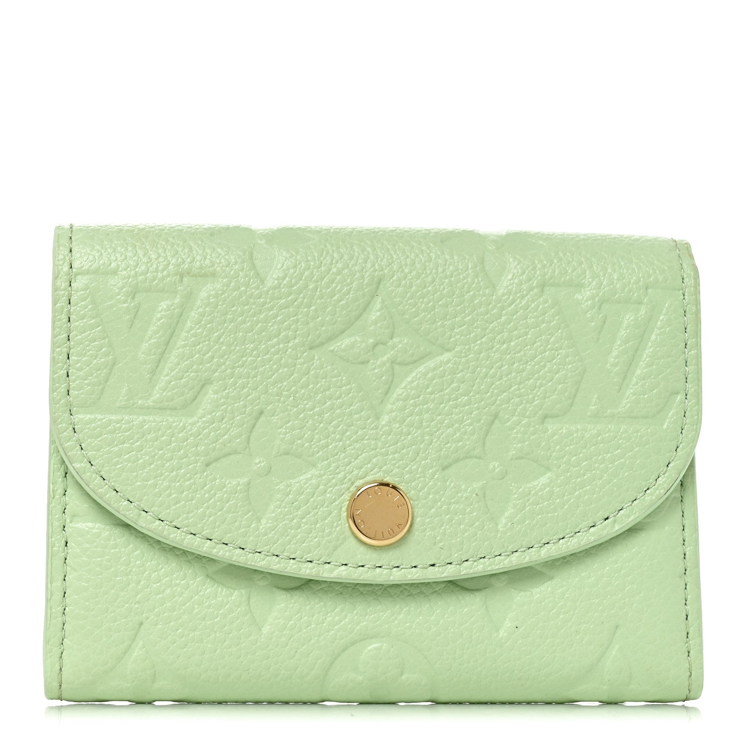 X TM Empreinte Monogram Rosalie Coin Purse Green Tea
