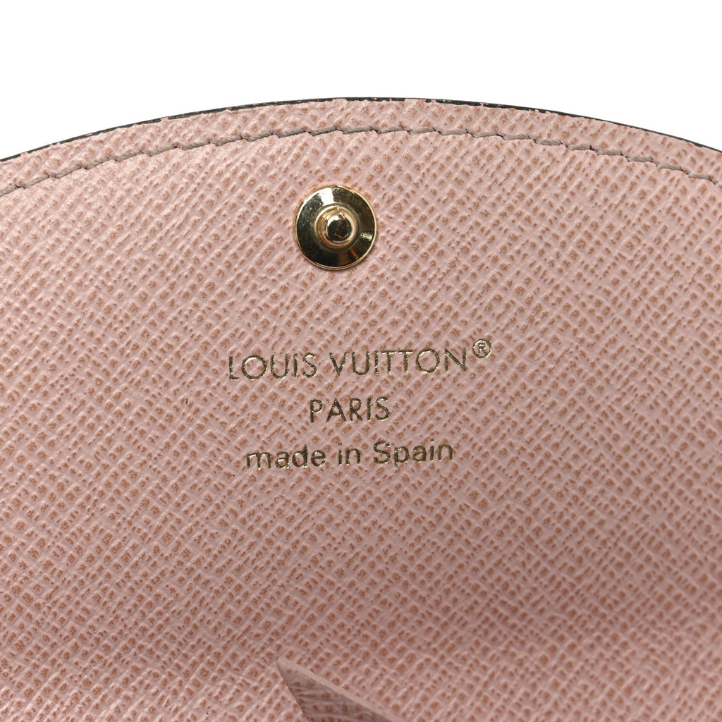 Monogram Rosalie Coin Purse Rose Ballerine
