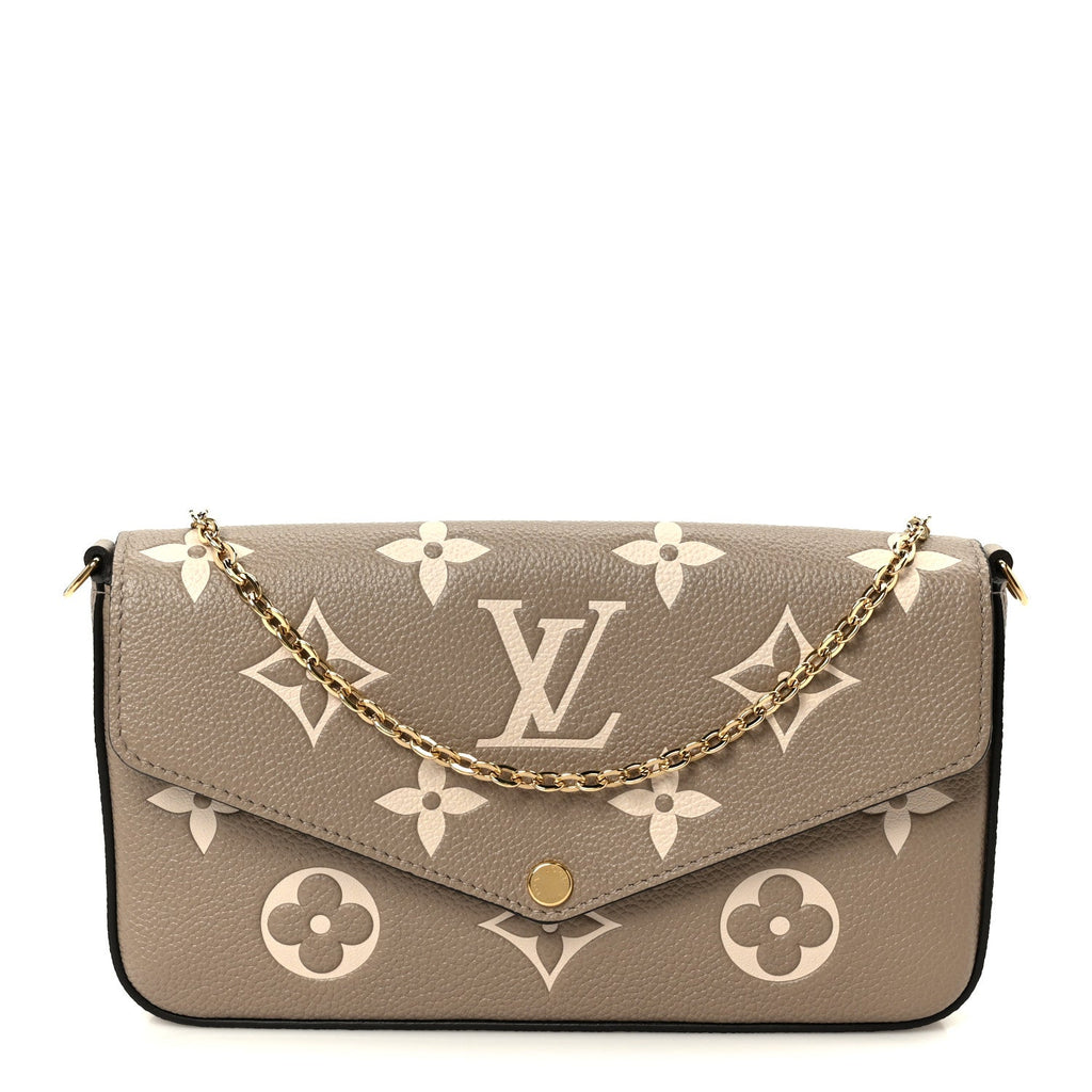 Empreinte Monogram Giant Felicie Pochette Tourterelle Creme