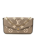 Empreinte Monogram Giant Felicie Pochette Tourterelle Creme