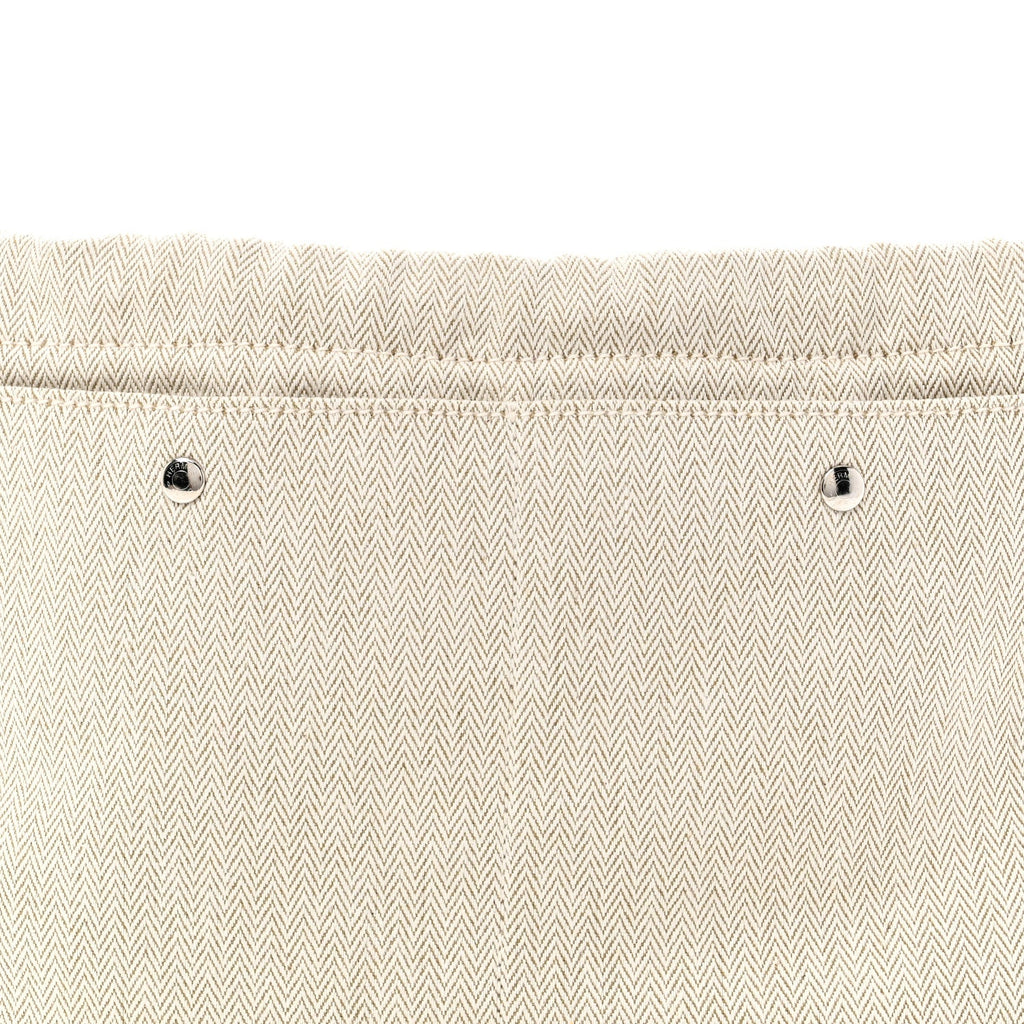 Canvas Barenia Fourbi 25 MM Pouch Naturel Fauve
