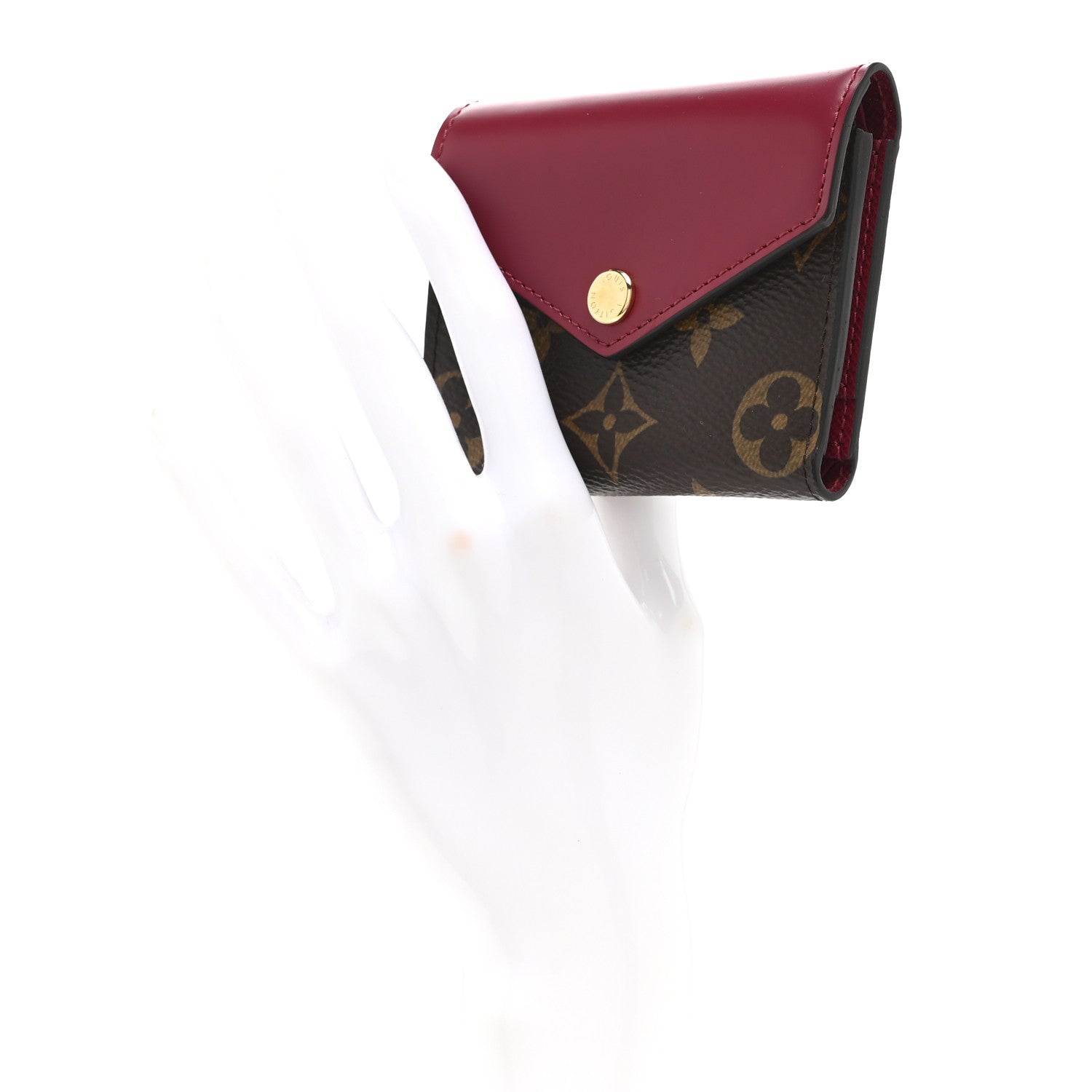 Monogram Zoe Wallet Fuchsia