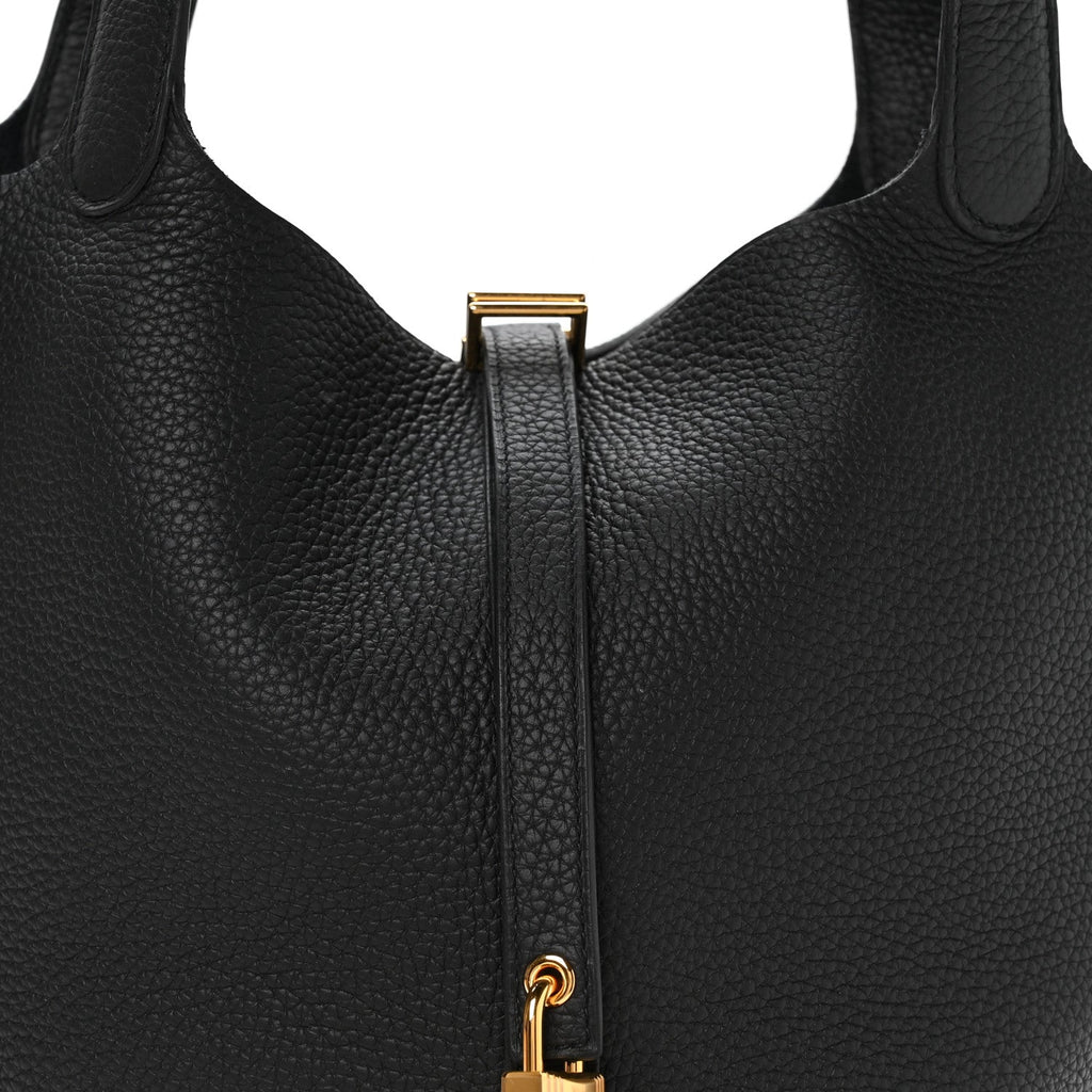 Taurillon Clemence Picotin Lock 22 MM Black