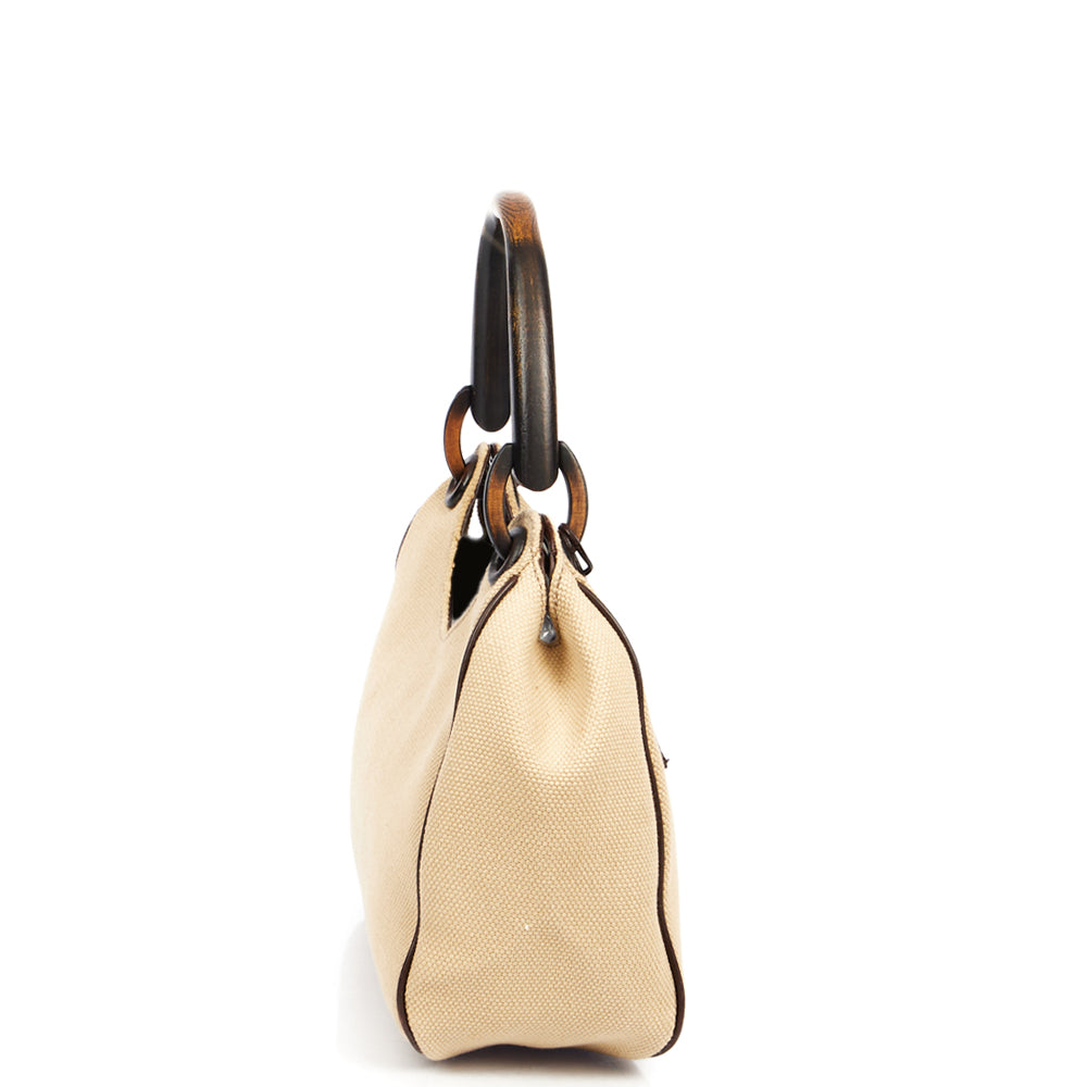 Gucci Shoulder Bag in Neutral, Fabric