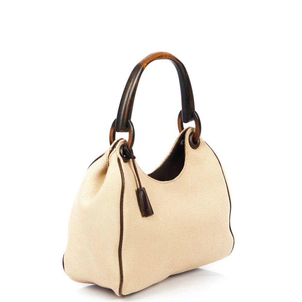 Gucci Shoulder Bag in Neutral, Fabric