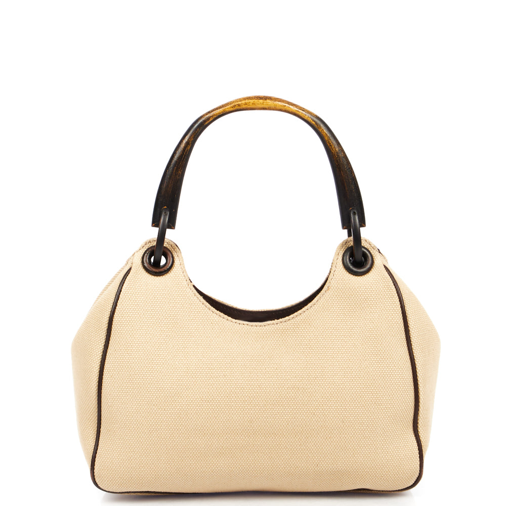 Gucci Shoulder Bag in Neutral, Fabric