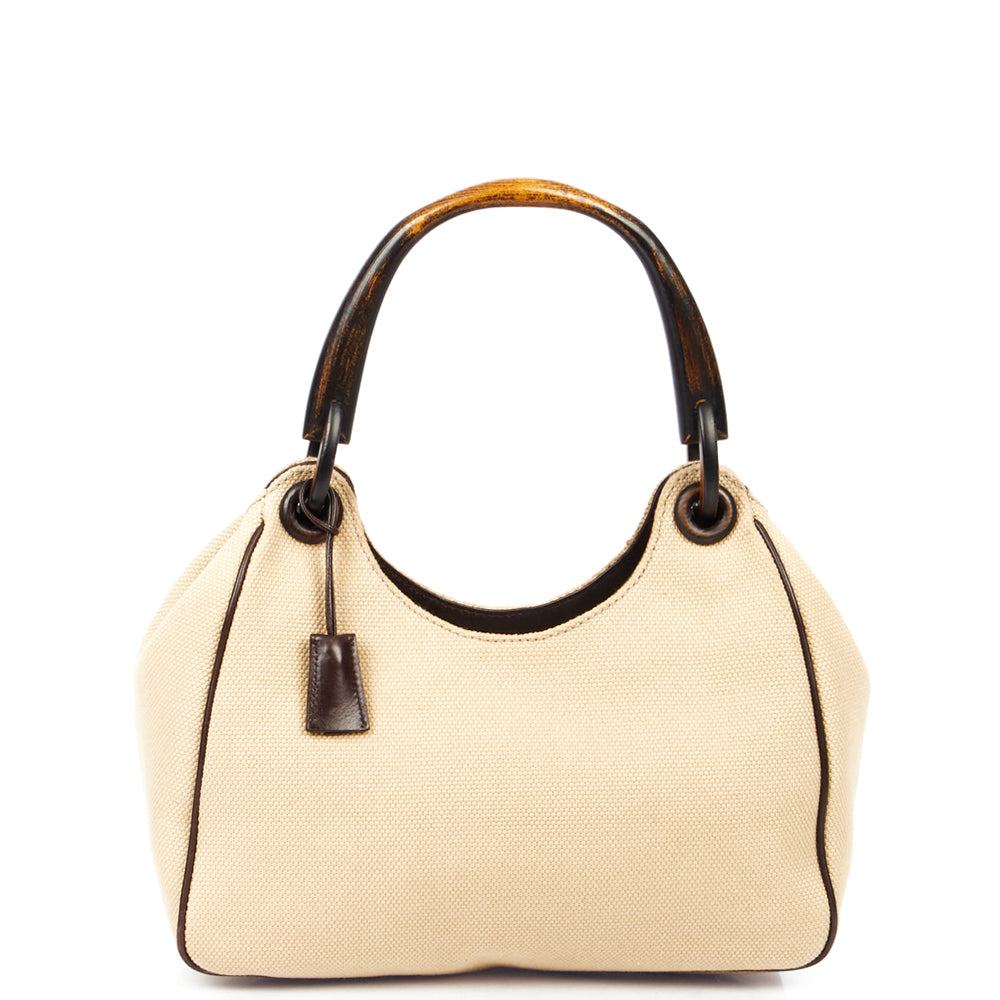 Gucci Shoulder Bag in Neutral, Fabric