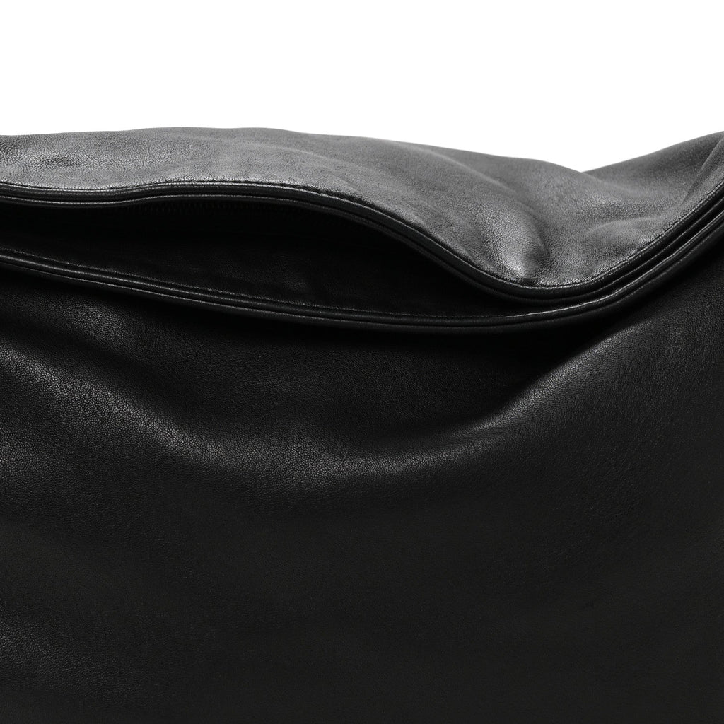 Lambskin Large Ultimate Soft Tote Black