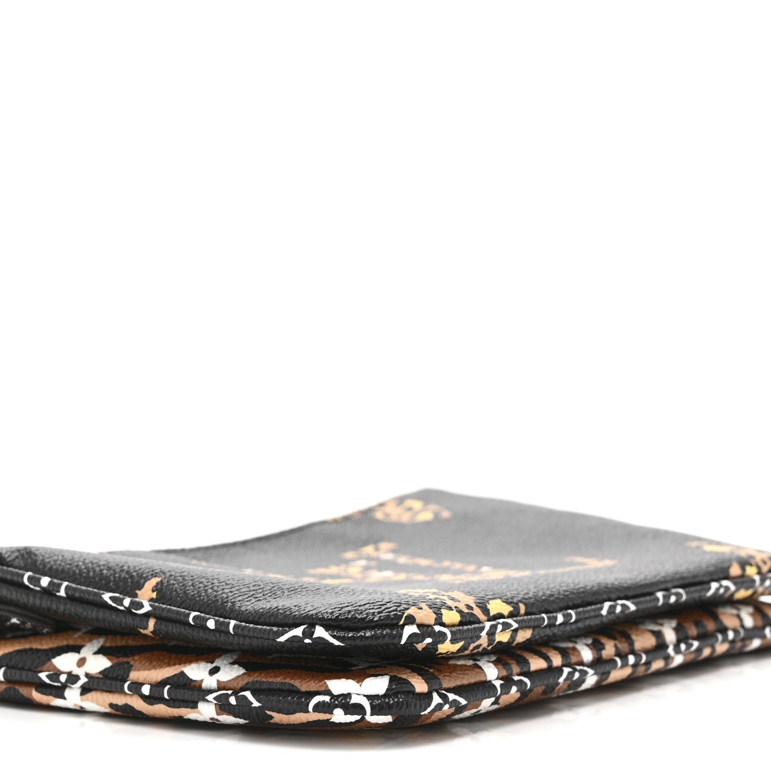 Monogram Giant Jungle Pochette Double Zip Black