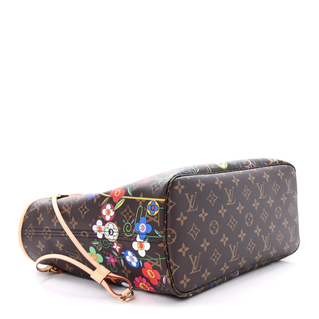 LV X TM Monogram Flowers Neverfull MM