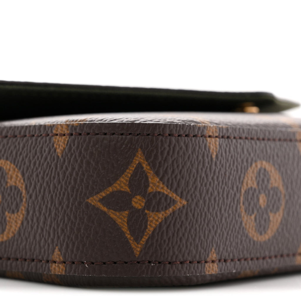 Monogram Felicie Strap & Go Kaki