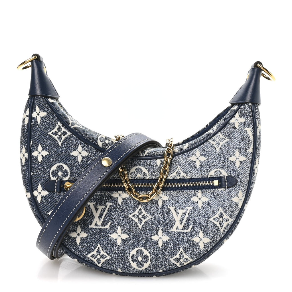 Monogram Jacquard Denim Loop Bleu