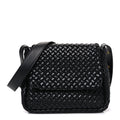 Nappa Intrecciato Small Cobble Shoulder Bag Black