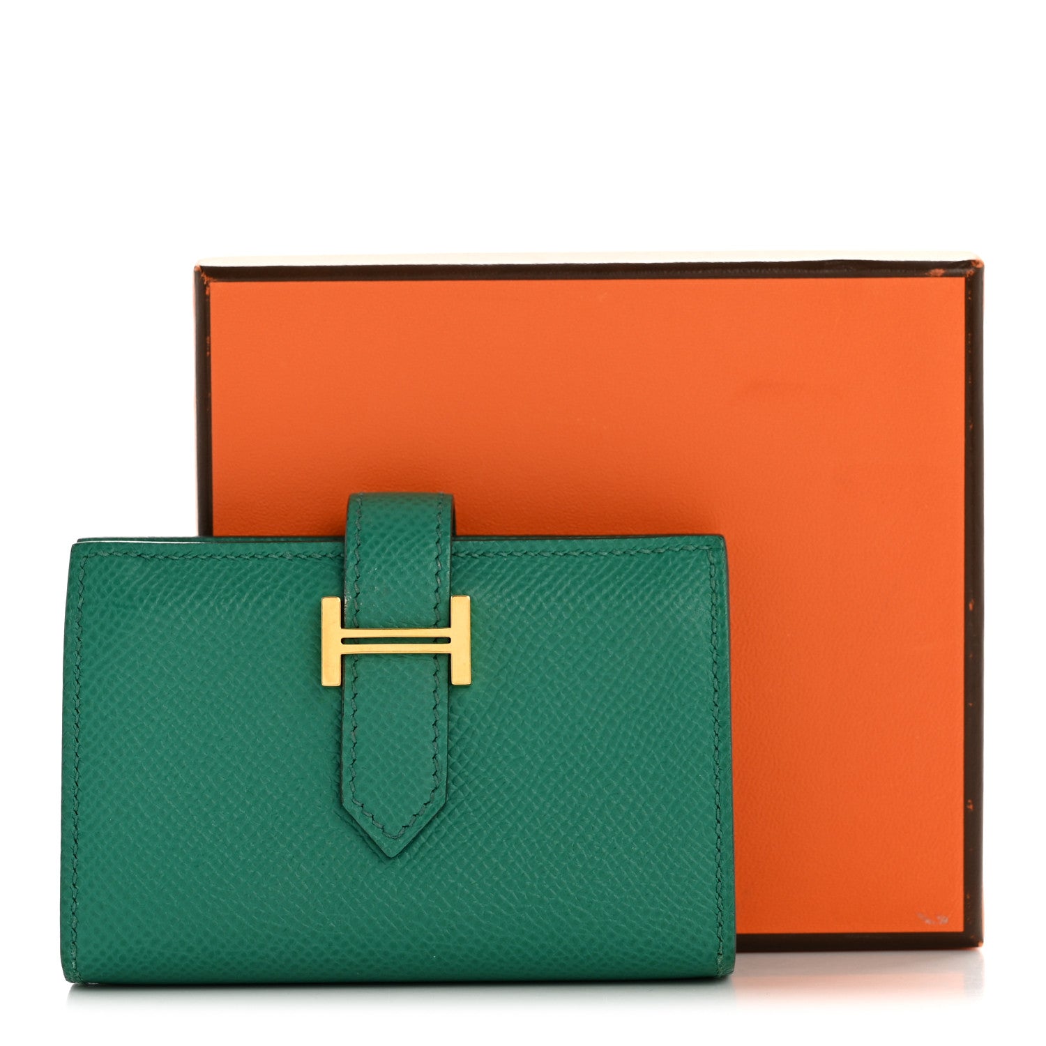 Epsom Mini Bearn Wallet Vert Jade