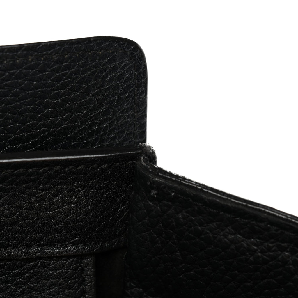 Drummed Calfskin Mini Luggage Black