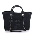 Mixed Fibers Small Deauville Tote Black