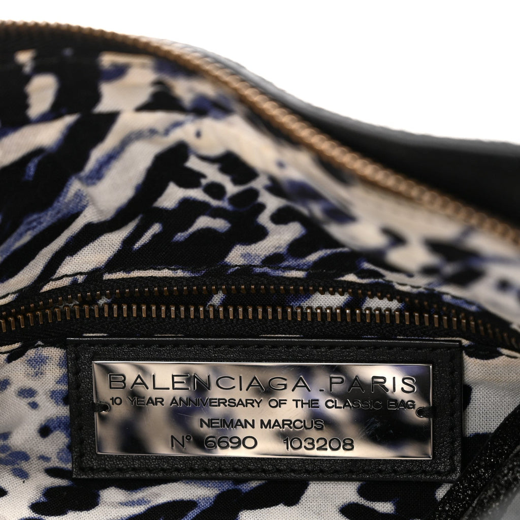 Craquele Calfskin Classic Hardware First Black