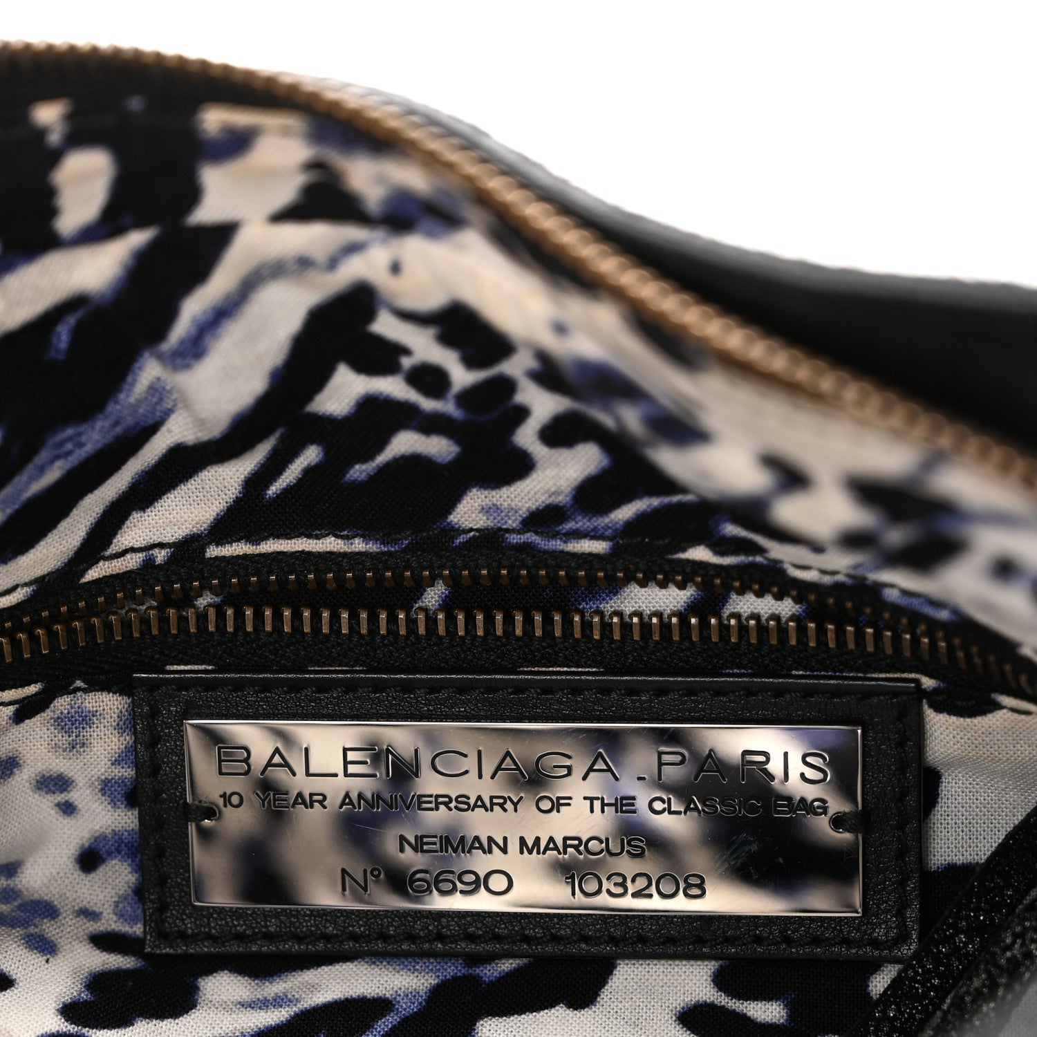 Craquele Calfskin Classic Hardware First Black