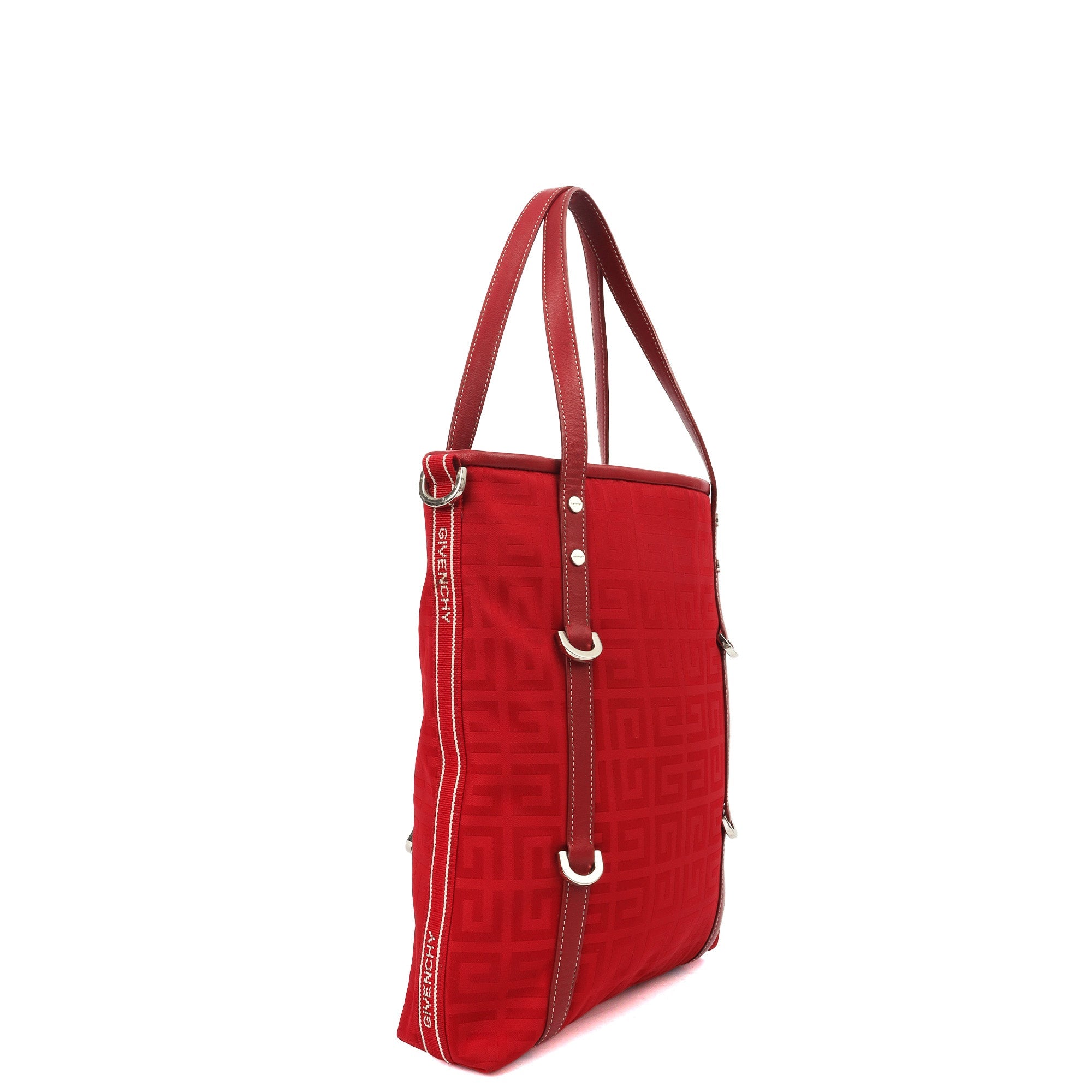 Givenchy Tote Shoulder Bag in Red, Fabric
