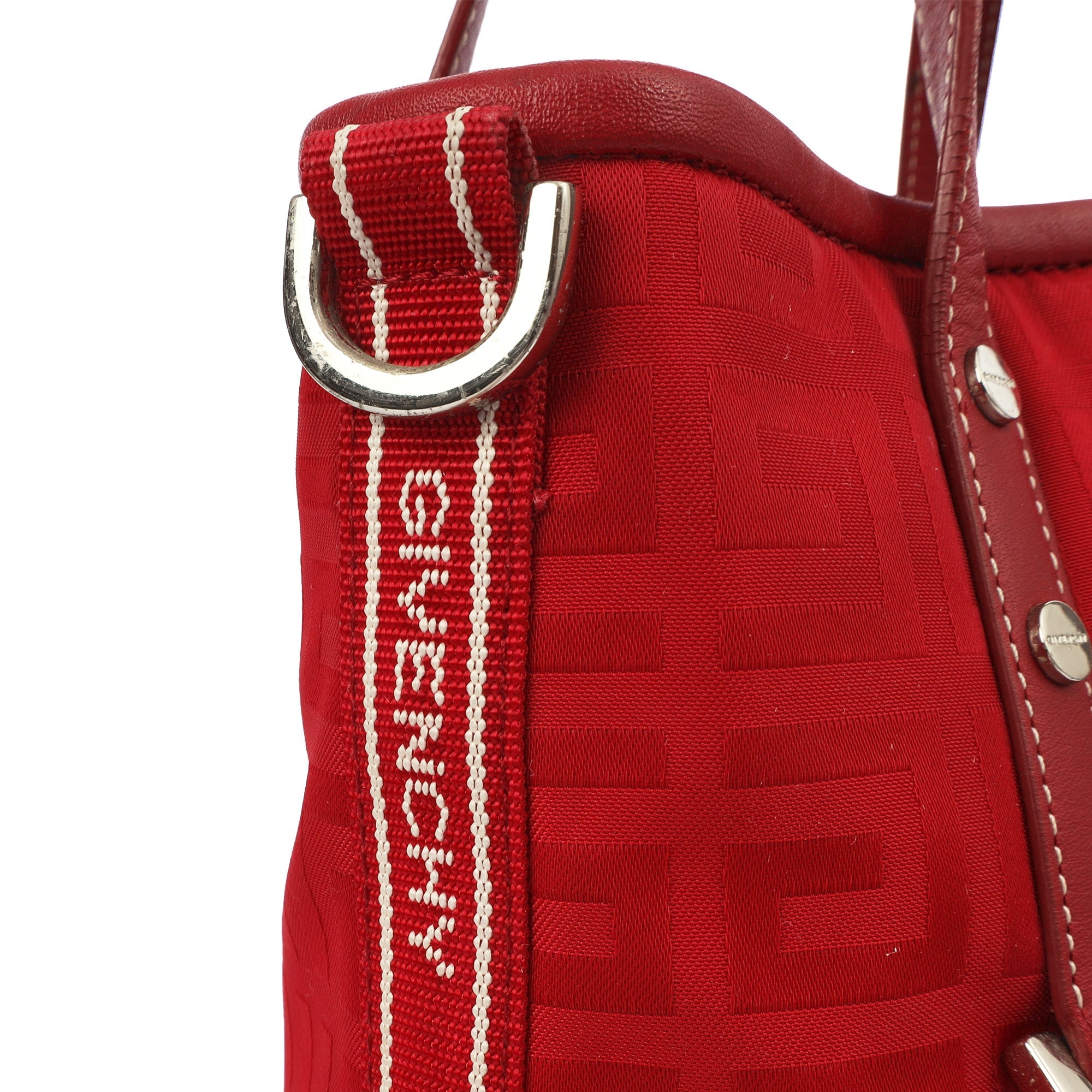 Givenchy Tote Shoulder Bag in Red, Fabric