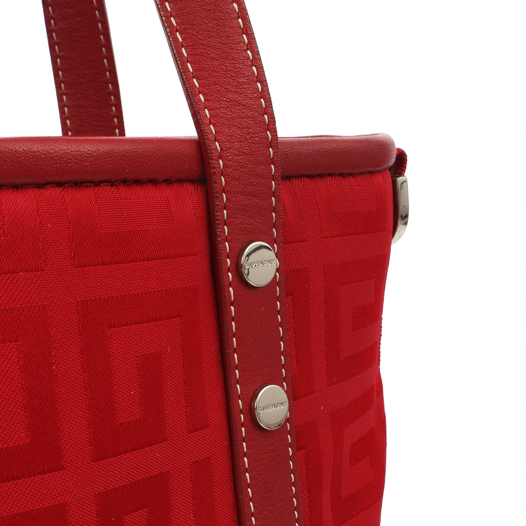 Givenchy Tote Shoulder Bag in Red, Fabric