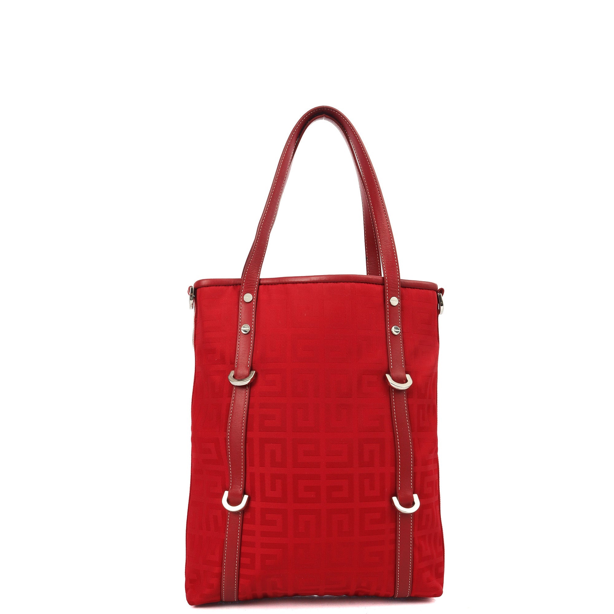 Givenchy Tote Shoulder Bag in Red, Fabric