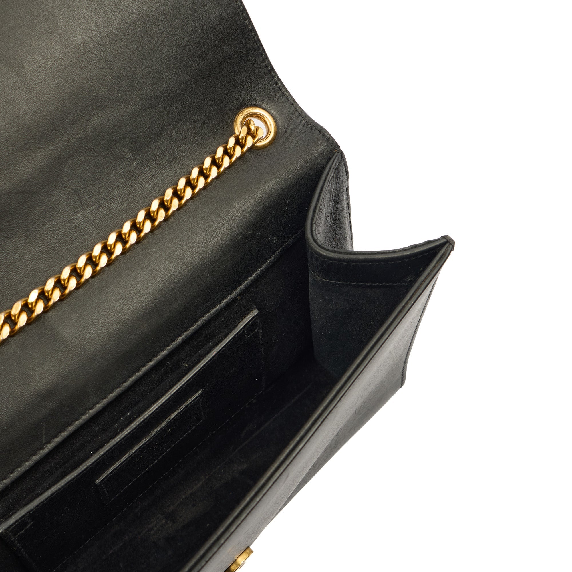Saint Laurent Cross Body Kate Medium Tassle in Black, Calfskin Leather