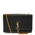 Saint Laurent Cross Body Kate Medium Tassle in Black, Calfskin Leather