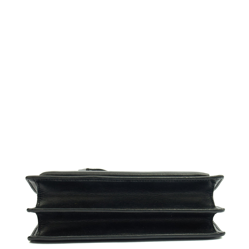 Saint Laurent Cross Body Sunset - Medium in Black, Leather