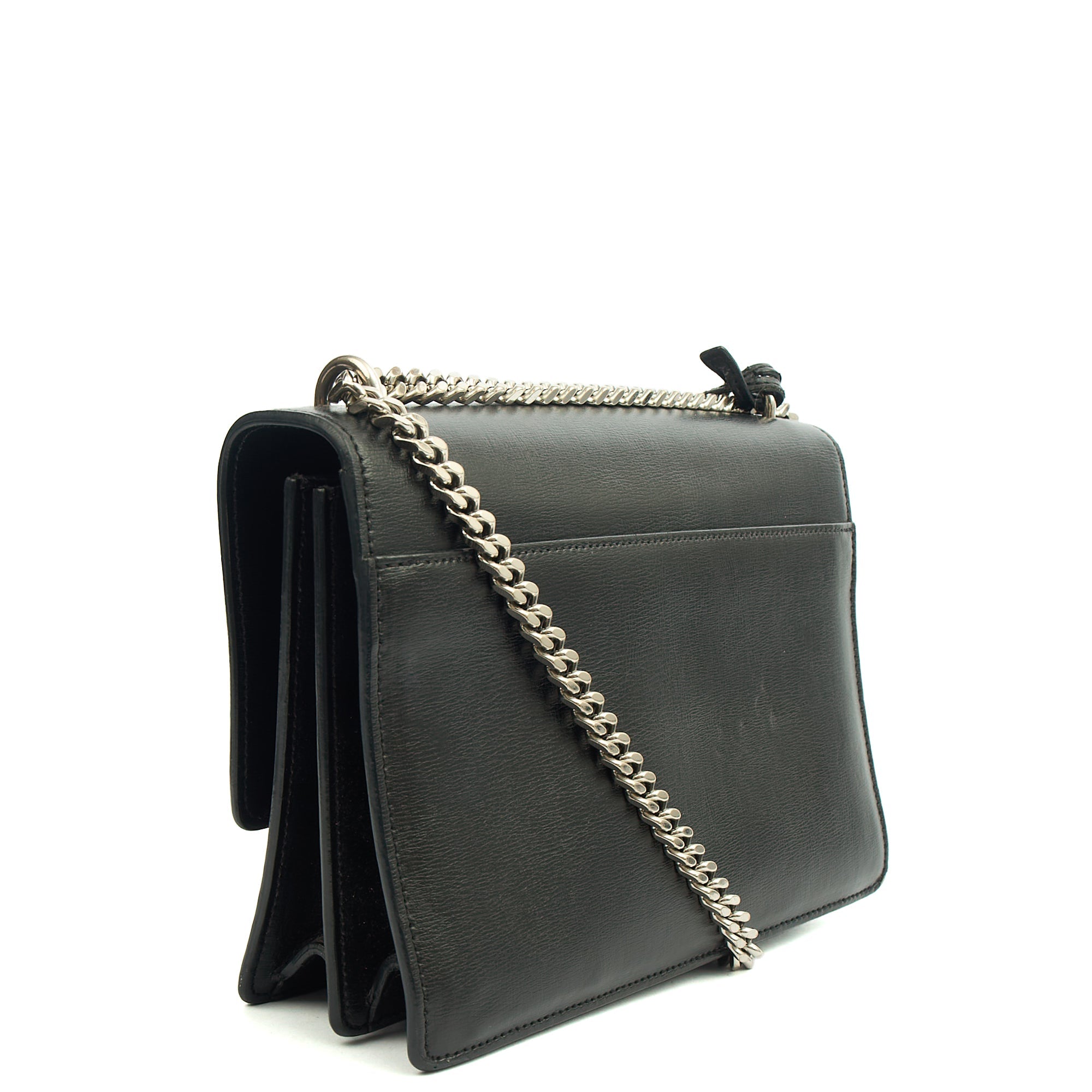 Saint Laurent Cross Body Sunset - Medium in Black, Leather