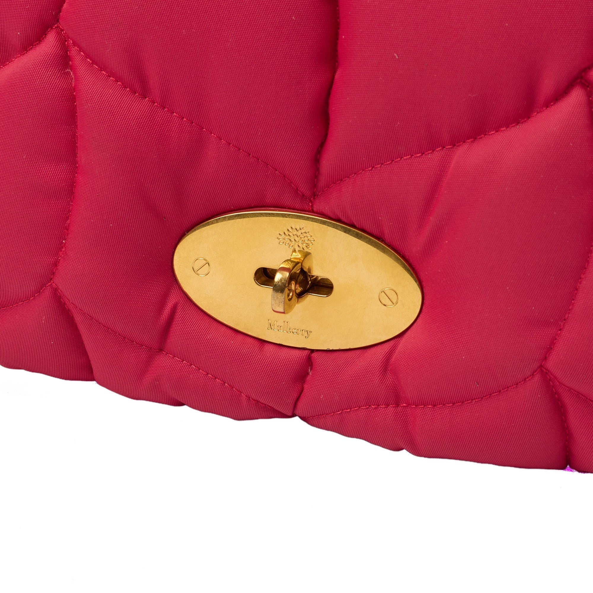 Mulberry Shoulder Bag Little Softie in Pink, Fabric