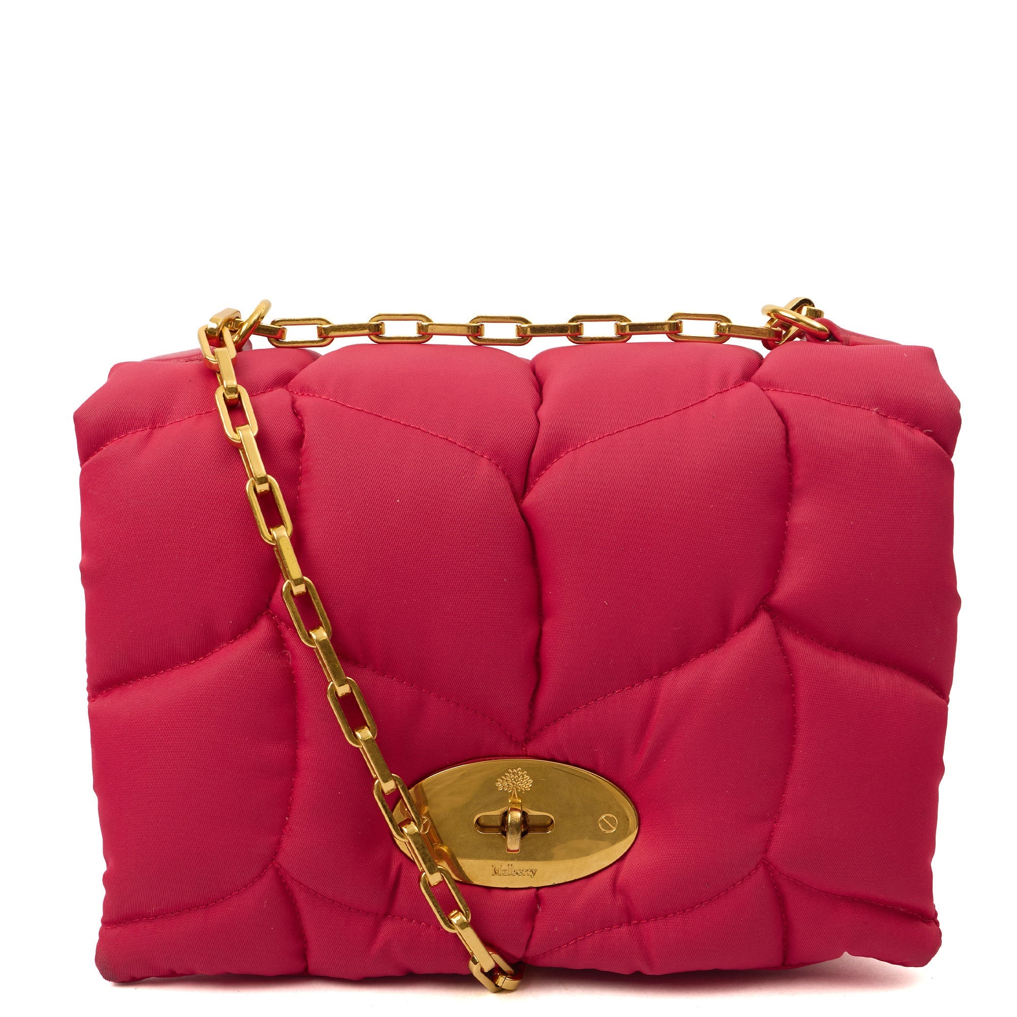 Mulberry Shoulder Bag Little Softie in Pink, Fabric