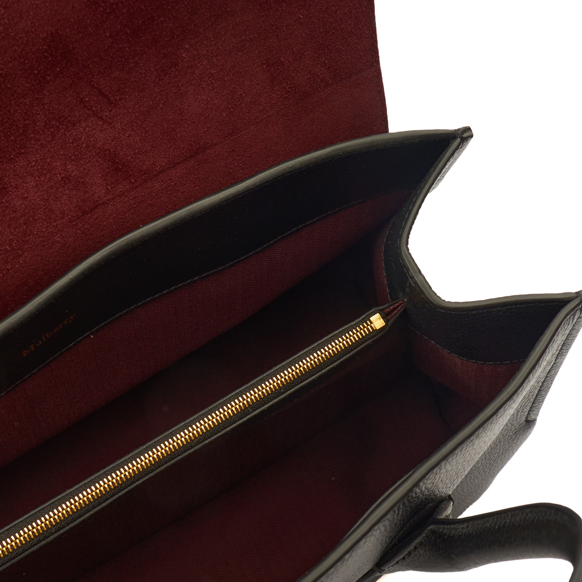 Mulberry Tote Seaton in Black, Leather
