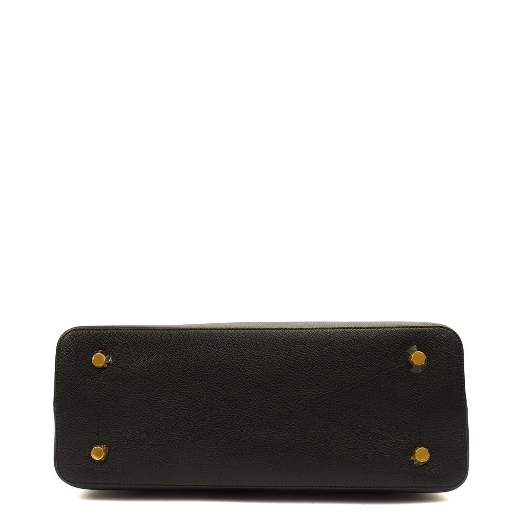 Mulberry Tote Seaton in Black, Leather