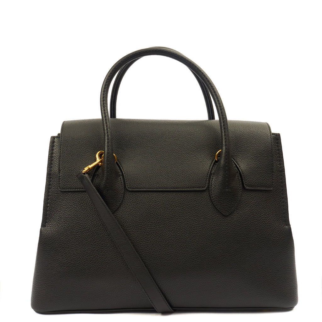 Mulberry Tote Seaton in Black, Leather