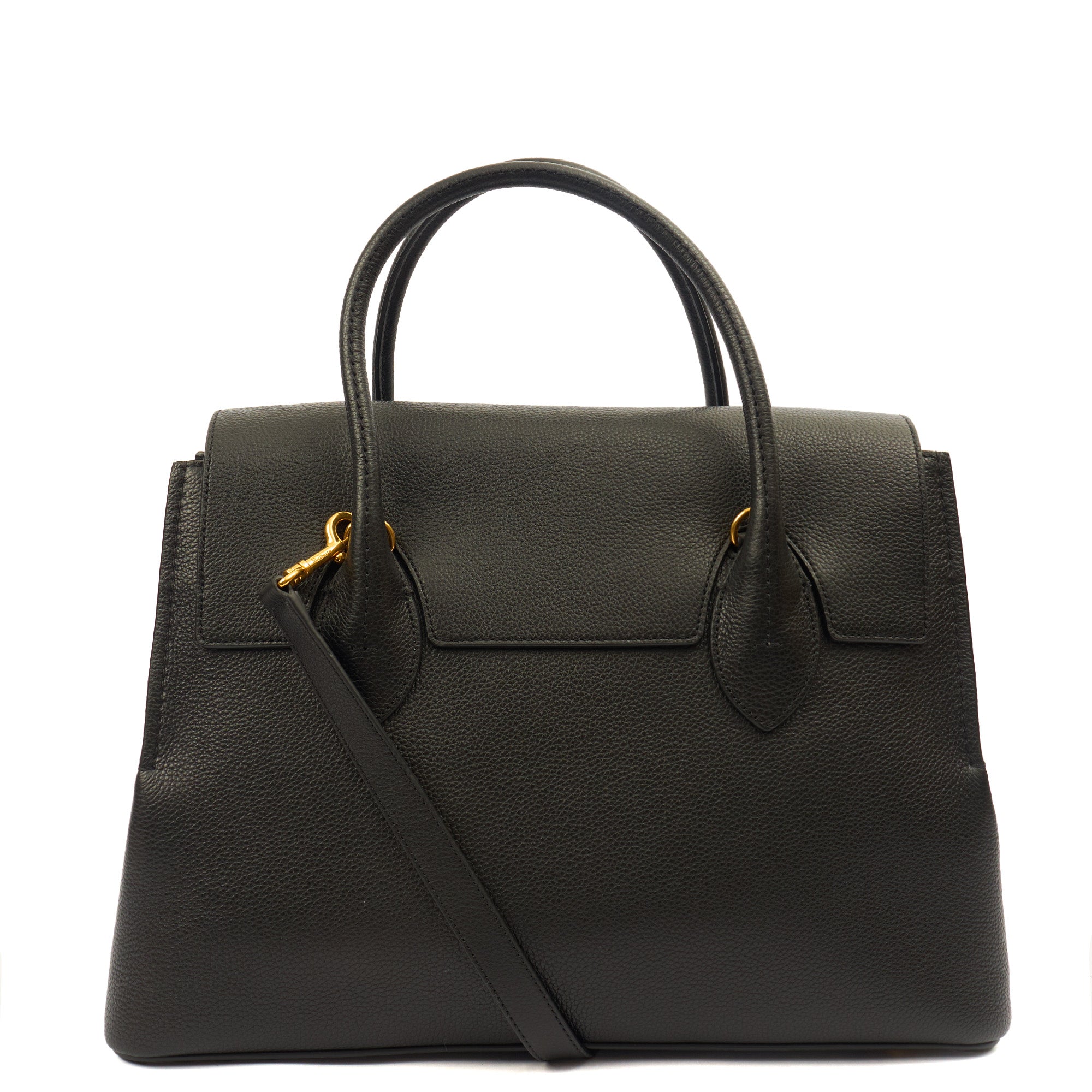 Mulberry Tote Seaton in Black, Leather