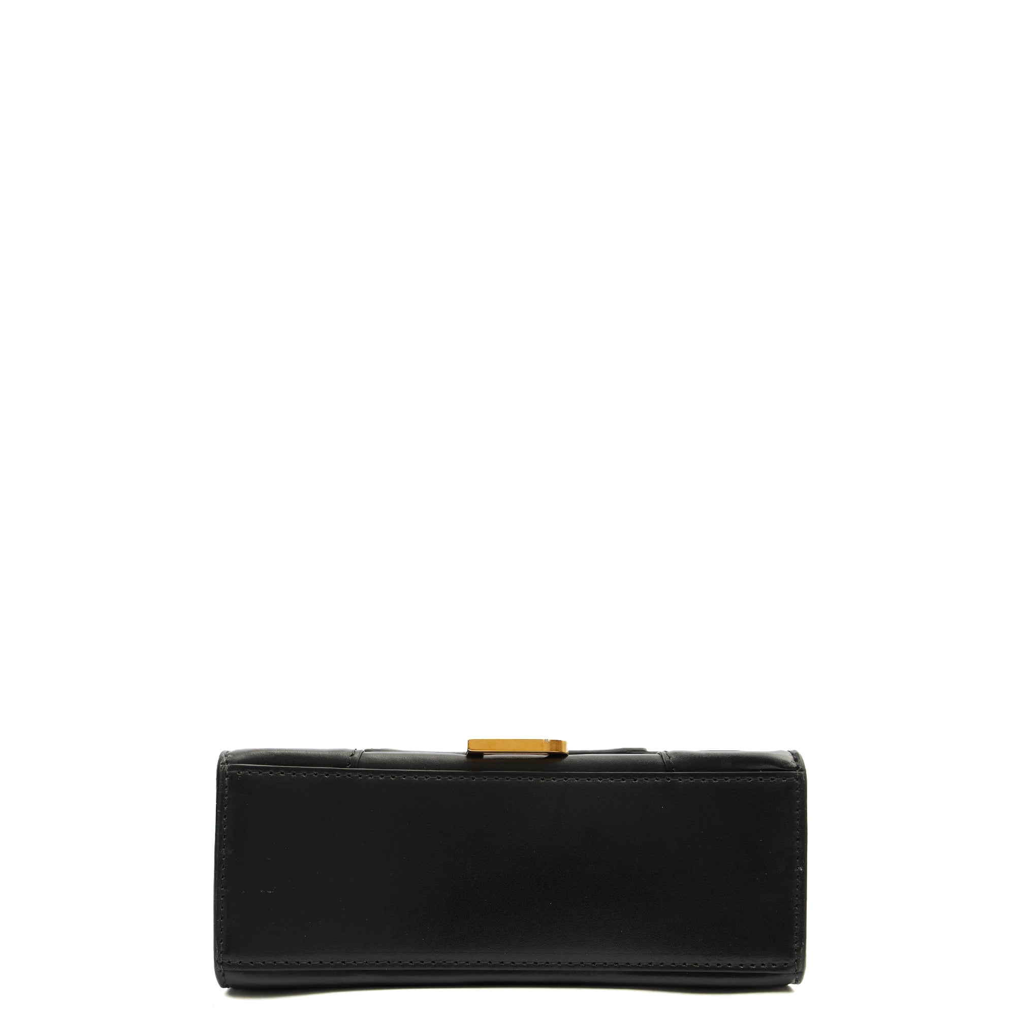 Balenciaga Top Handle Hourglass Top Handle Small in Black, Veau (Calfskin)