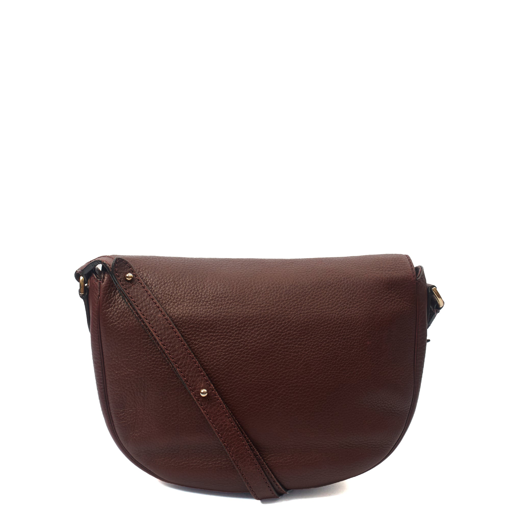 Mulberry Satchel Tessie Satchel in Oxblood, Calfskin Leather