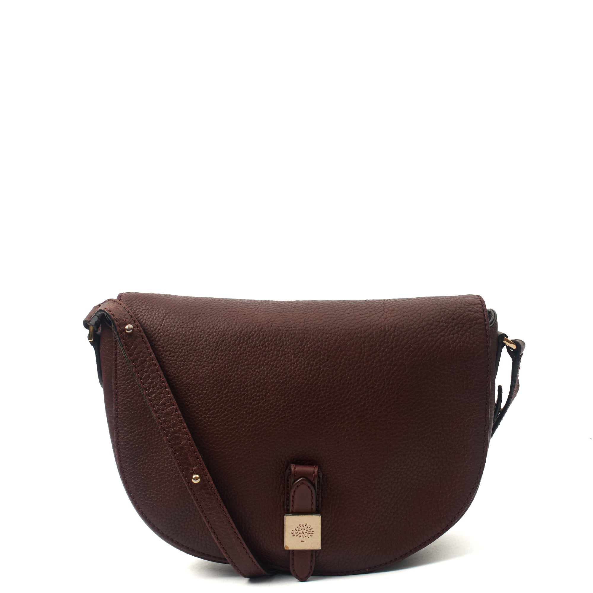 Mulberry Satchel Tessie Satchel in Oxblood, Calfskin Leather