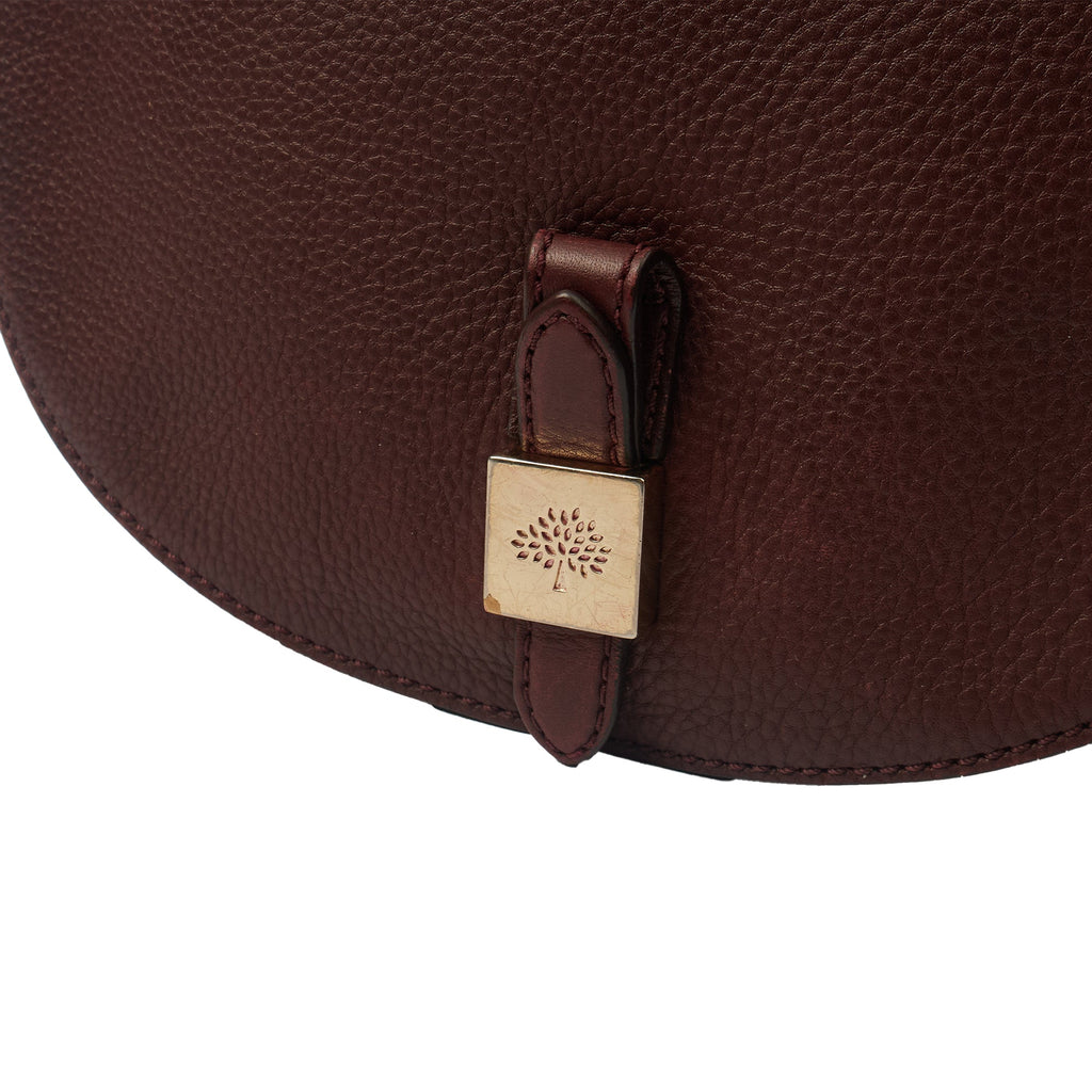 Mulberry Satchel Tessie Satchel in Oxblood, Calfskin Leather
