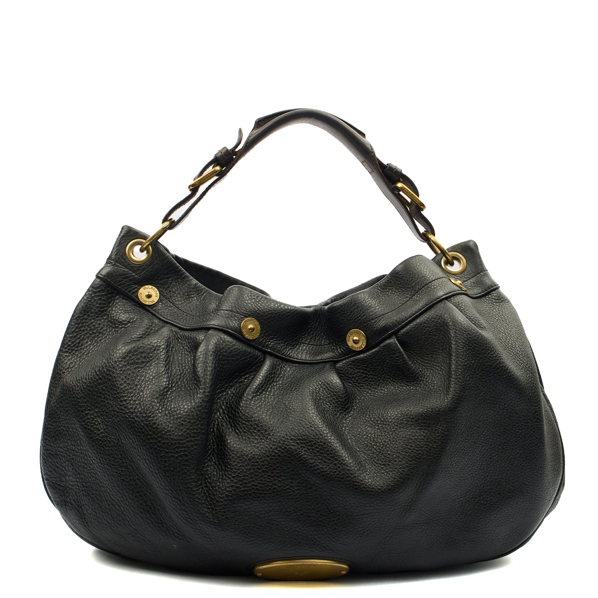 Mulberry Tote Mitzy Tote in Black, Calfskin Leather