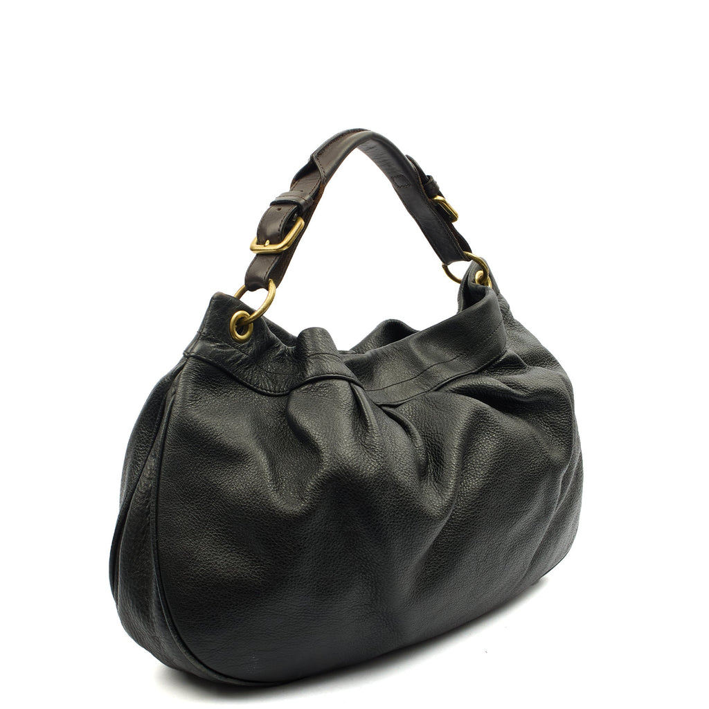 Mulberry Tote Mitzy Tote in Black, Calfskin Leather